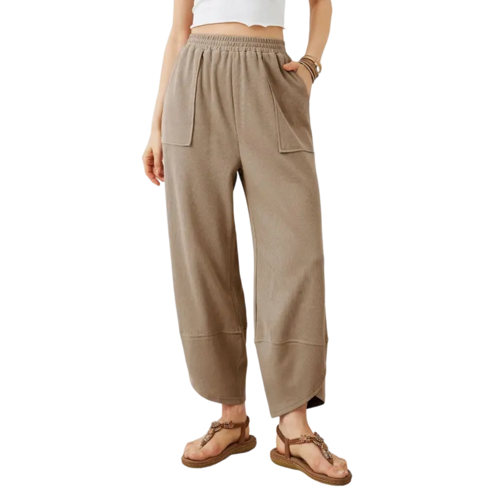 🔥Women's wide-leg relaxed casual pantsone-piece wide-leg trousers🔥