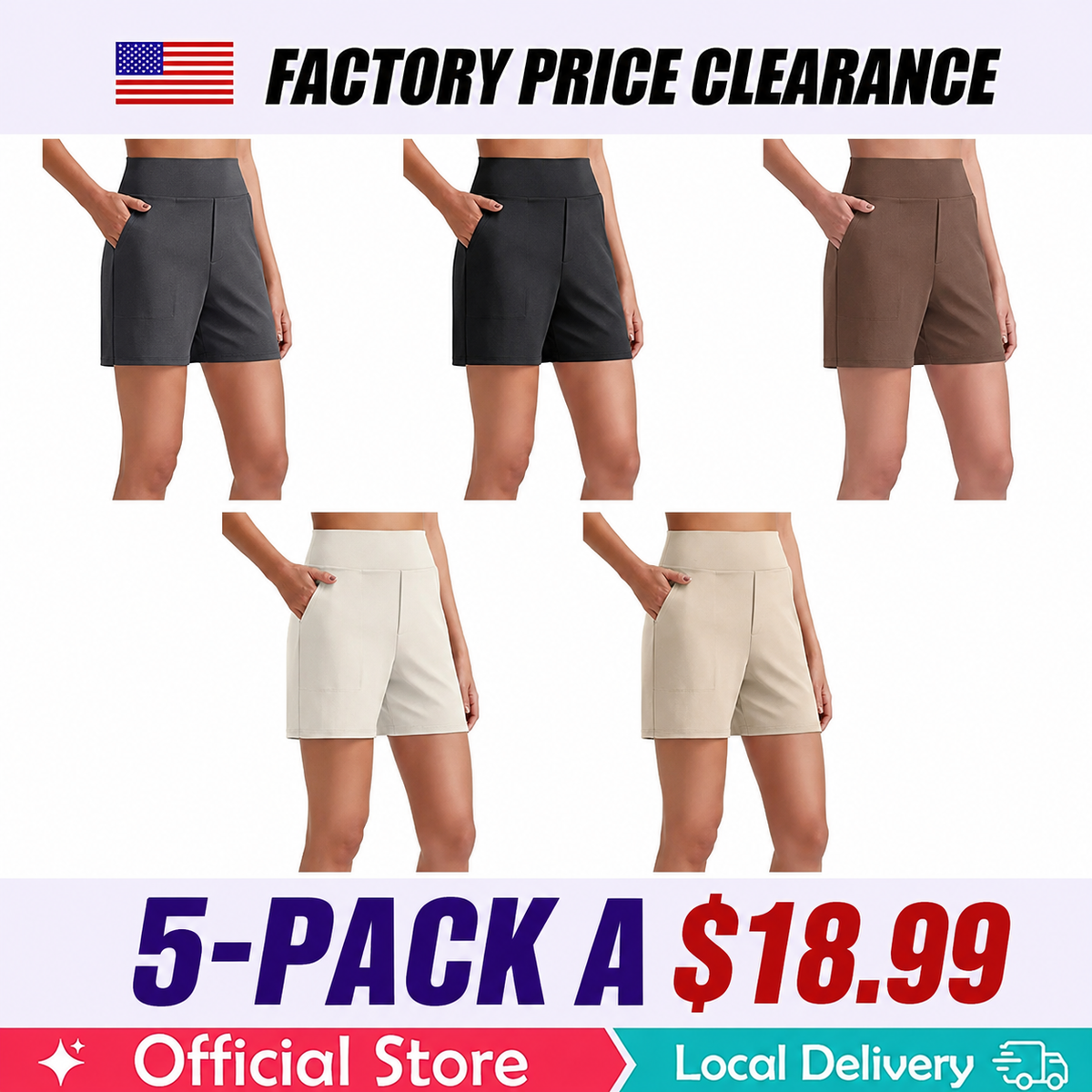 ✨High Waist Breathable Athletic Running Shorts✨