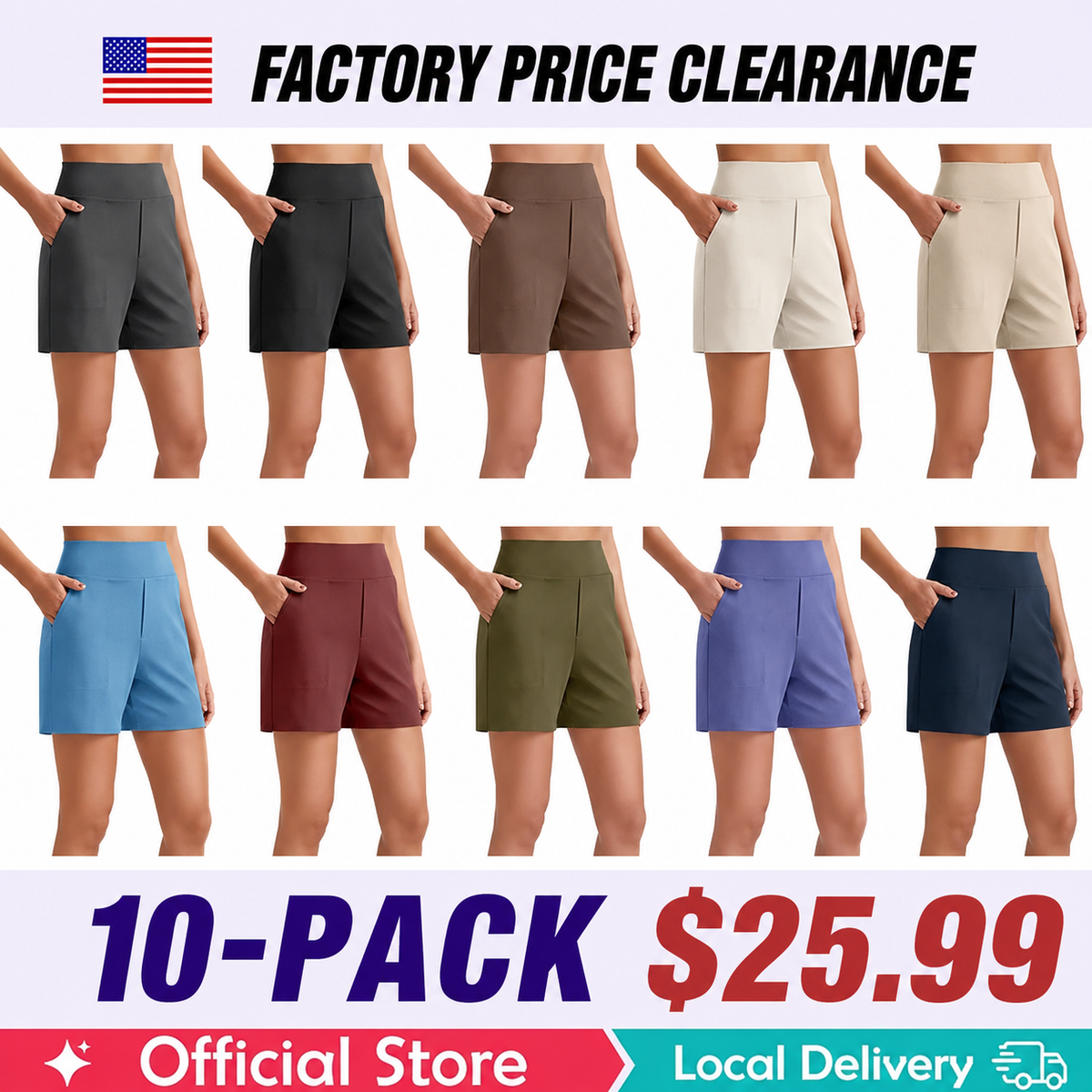 ✨High Waist Breathable Athletic Running Shorts✨
