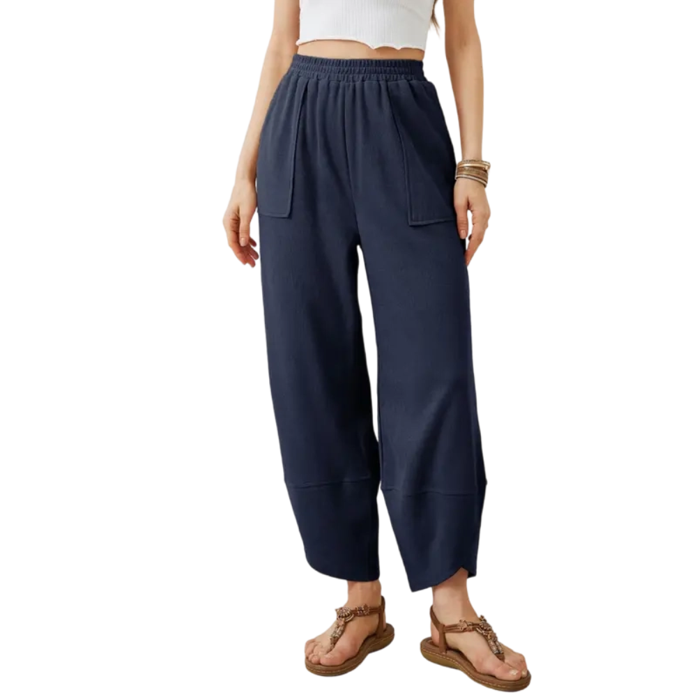 🔥Women's wide-leg relaxed casual pantsone-piece wide-leg trousers🔥