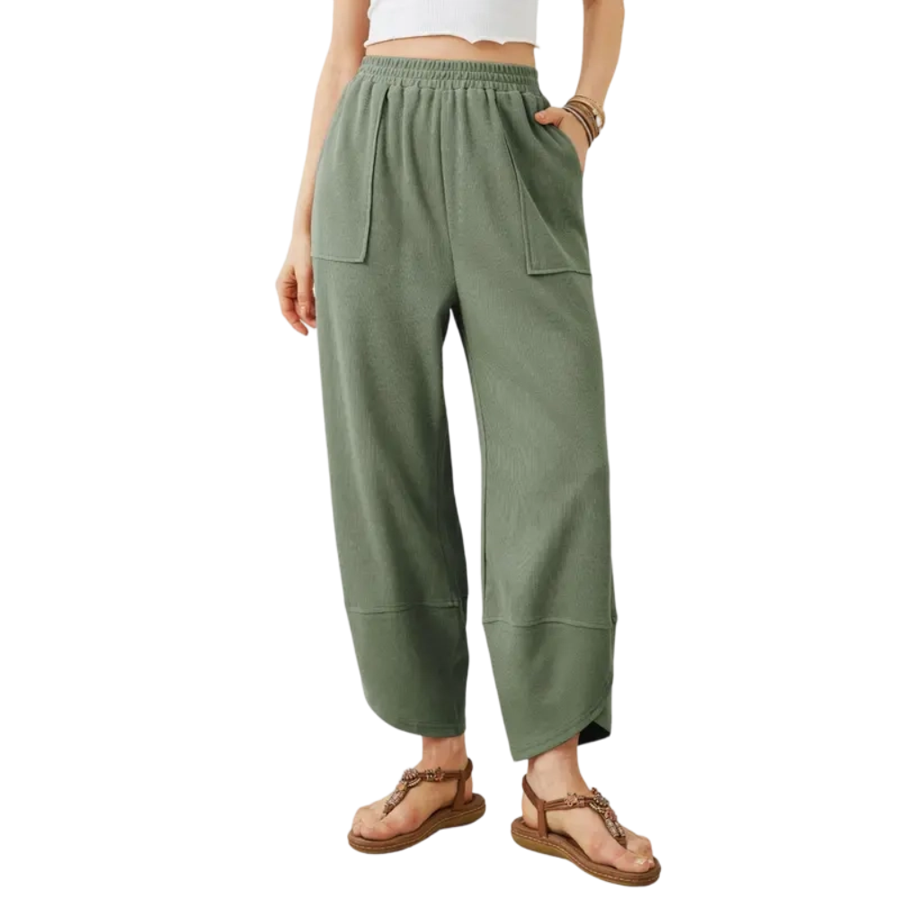 🔥Women's wide-leg relaxed casual pantsone-piece wide-leg trousers🔥