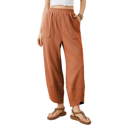🔥Women's wide-leg relaxed casual pantsone-piece wide-leg trousers🔥