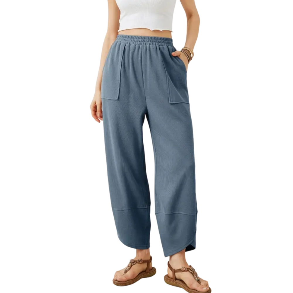 🔥Women's wide-leg relaxed casual pantsone-piece wide-leg trousers🔥