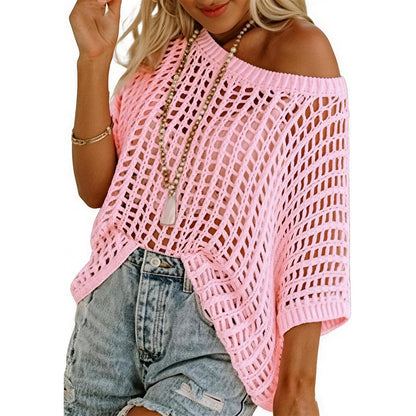🎉This Week's Special Sales✨Womens Crochet Pullover Top