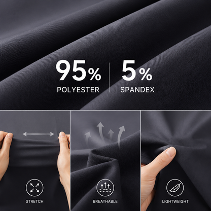 Men’s No-Iron Stretch Dress Pants – Comfortable Golf & Business Trousers with Flexible Fit