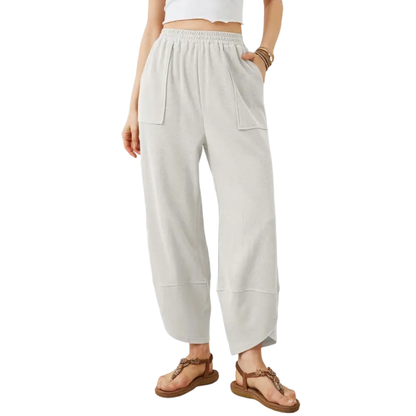 🔥Women's wide-leg relaxed casual pantsone-piece wide-leg trousers🔥