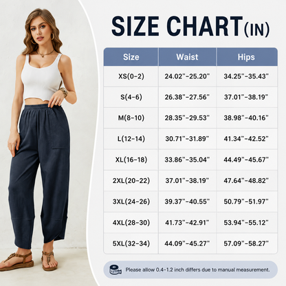 🔥Women's wide-leg relaxed casual pantsone-piece wide-leg trousers🔥