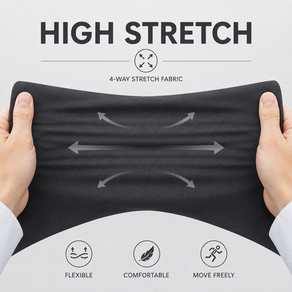Men’s No-Iron Stretch Dress Pants – Comfortable Golf & Business Trousers with Flexible Fit