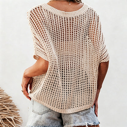 🎉This Week's Special Sales✨Womens Crochet Pullover Top